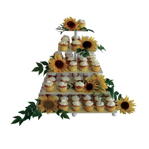 Cupcake Tree, Square 4-tier