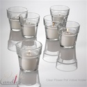 Glass Flower Pot Votive