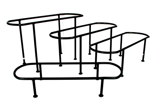 Stand, Oval Wrought Iron