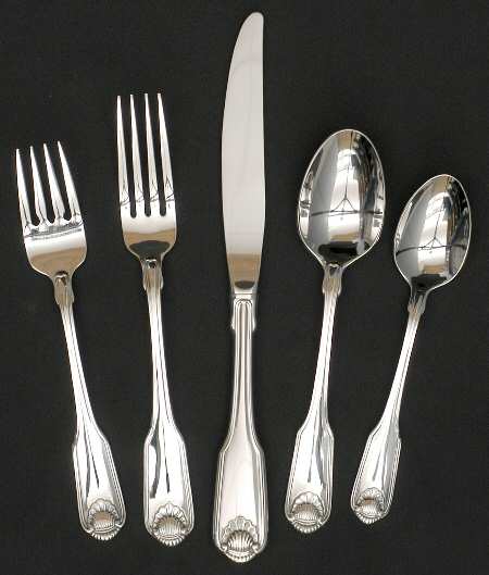 Oneida Classic Shell Flatware