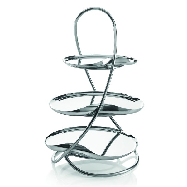 3-Tier Stainless Canape Stand