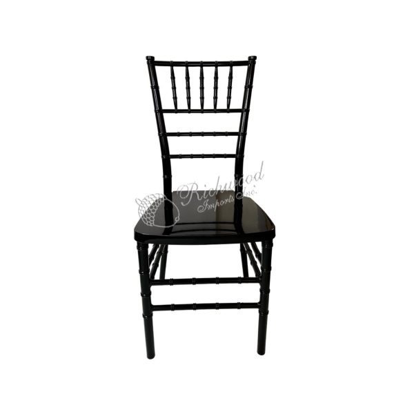 Chiavari Chair, Black Resin