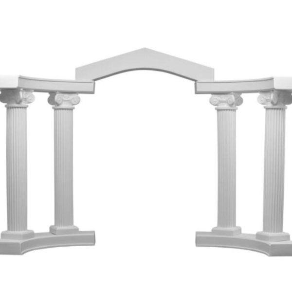 White Grecian Columns