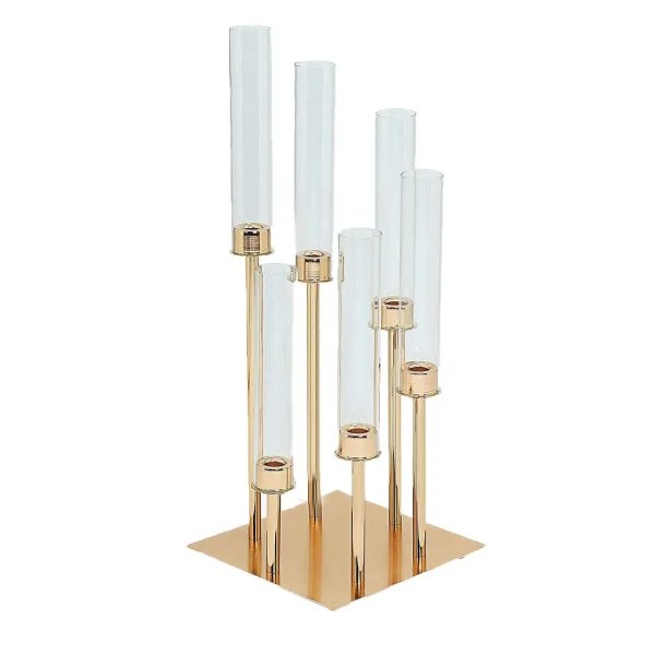 Gold Cluster 6-arm Tableabra, 24"