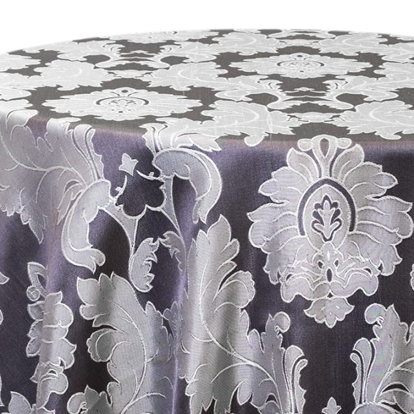 Alex Damask Light Grape Tablecloth