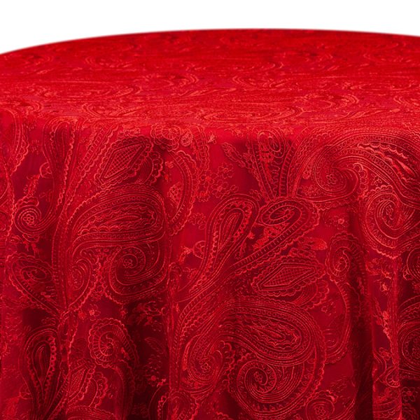 Paisley Lace Red
